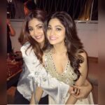 Shamita Shetty Instagram - Sisters are like branches on a tree, they grow in different directions , yet their roots remain as one. They help you find important things uve lost like ur smiles , ur hopes and ur courage .. Thankyou for always helping me find mine when things get tough❤️ Ur my anchor, my heart , my soul .. n I love u so so much .. Thankyou Munki for always having my back .. n know this ..there would be no meaning to my life without you in it!! Happy birthday my Darlin ❤️❤️❤️ #sistersquad #sisterlove #loveforever #birthdaygirl #birthdaywishes #hugs #instapic #instadaily #instavideo #munkiandtunki ❤️🎂🥂🎀😘🤗