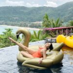 Shamita Shetty Instagram - Wana go back!!! ❤️❤️❤️ #phuket #bliss #waterbaby #funholidays #familytime #splash #bluewaters #instapic #instafun #instalove