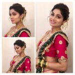 Shamita Shetty Instagram - All set for my Lavni performance ❤️styling : @anusoru hair : @ashisbogi managed by : @bethetribe @payalrai1303 #ganpatishow @zeetv #showtime #performance #dancedance #lavnidance #indianwear #instapic #instalook #instaglam #bling