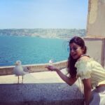 Shamita Shetty Instagram - Up close n personal🥰 #seagull #beauty #naples #italy #celebritycruises #traveldiaries #instavideo #instaboomerang