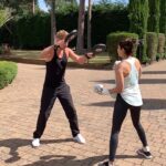 Shamita Shetty Instagram - Workin it!!! 💪 Thankyou @bencolemanfitness absolutely loved my work out session today!!! #kickboxing #burnthefatfeedthemuscle #fitnessmotivation #fitnessjunkie #fitnessaddict #fitnessgirl #khiladishetty