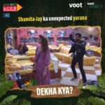 Shamita Shetty Instagram - These cray cray conversations make the best memories!! @ijaybhanushali 🤗💫🧿 . Extra points for the guessing the song Jay was dancing on ☺😜 . . . . . Reposted from @vootselect #BiggBoss15 mein game to bahut dekha hoga par aisi dosti dekhna bhi ek anokha nazara hai. Kitni lambi chalegi yeh dosti? @beingsalmankhan @colorstv @voot @endemolshineind #BiggBoss15OnVoot #BiggBossOnVoot #VootSelect #BiggBoss15Live #BiggBoss15LiveOnVoot #BiggBoss24HrLive . #ShamitaShetty #jaybhanushali #friends #shenanigans #craycray #funny #moments #ShamitaIsTheBoss #ShamitasTribe #teamss
