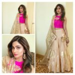 Shamita Shetty Instagram - Event ready in Houston. Outfit: @masabagupta @houseofmasaba Jewellery: @azotiique #azotiique #eventdiaries #worklife #fashion #style #indian #traditional #glam #stylediaries #ootd #photooftheday #instafashion