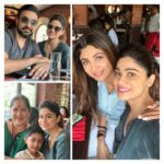 Shamita Shetty Instagram - Loonngggg lazyyy Sunday Brunch 🥰🌻 #bastian #sundaybrunch #lovethefood #funtimes #familyiseverything #famjam #familytime #foodie