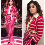 Shamita Shetty Instagram – All set for the finale of #khatronkekhiladi9 at 9pm only on @colorstv  Outfit: @narendrakumarahmed  Make up: @shaylinayak Assisted by: @vickyvandre  Hair: @sheetal_f_khan  Styled by: @saachivj.  @bethetribe @khatronkekhiladi.official #fearfactor #khiladishetty #fearless #adventure #funmoments #instagood #ootd