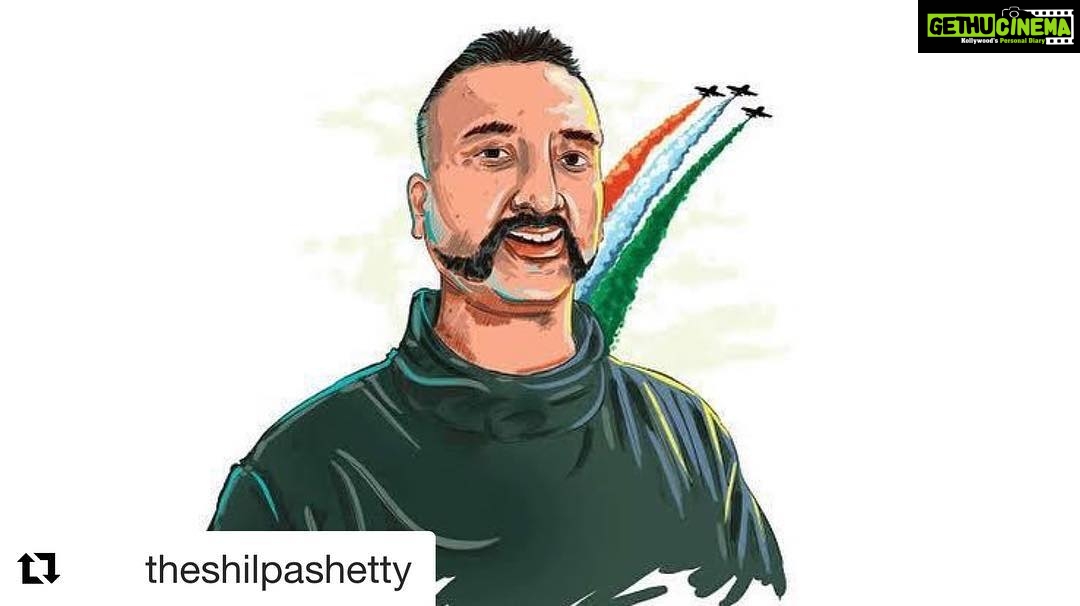 Shamita Shetty Instagram - #Repost @theshilpashetty with @get_repost ・・・ This is how a REAL #Hero looks. Saashtang Dandvat Pranam 🙏 Salute to our defence team & IAF on the successful surgical strike. So proud as an Indian to know our country is well equipped to hit back hard. #Respect to our PM @narendramodi ji for his VISION & PROMPT TOUGH stand. It’s NEVER about WAR, but OUR fight AGAINST TERRORISM 🇮🇳 #peace #IAF #goals #JaiHind #Gratitude #salute #bravery