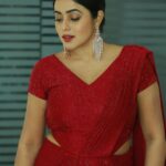 Shamna Kasim Instagram - My Life… My Rule… My Attitude…. Outfit: @atelierstores Jwellery: @kushalsfashionjewellery