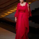 Shamna Kasim Instagram – Red has Guts Deep Strong Dramatic…… 

Styled by @officialanahita 
Outfit: @justlikethatbyanju
Jewellery: @petalsbyswathi