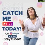 Shamna Kasim Instagram – Ecstatic to meet you all live at 8PM today! Get ready to shoot your questions about #3Roses and Indu 🥰

#InstagramLive