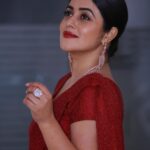 Shamna Kasim Instagram - My Life… My Rule… My Attitude…. Outfit: @atelierstores Jwellery: @kushalsfashionjewellery