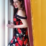 Sherin Instagram - Tell me your favourite color, mine is red ❤️❤️ . . . . . . . . . . . . . #sherin #ootd #ootdfashion #biggbosstamil #biggboss3 #love #tamil #colors #rainbow #flowers #dress #stayhome Coimbatore, Tamil Nadu