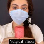 Sherin Instagram – Testing different masks I have and these surgical masks I got online have me worried. Please choose well, wear a mask without fail and stay safe 
.
.
.
.
.
#masks #feelitreelit #reels #staysafe #stayhome #doublemask #safetyfirst