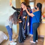 Sherin Instagram - The glam squad hard at work!! Chennai, India