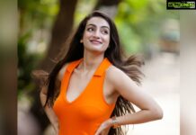 Sherlin Seth Instagram - Hoppity, skippity Sherry ! . . @abhinay_venkat @vinaydev628 @demarcofq @pavantanooj_photography @_a.w.o.l_ . . . . . . #happygirl #kids #cutegirl #sherlinseth #orange #foryoupage #forme #viralpost #hotgirl #bubbly #actress #tamilactor #tamilheroine #jammukashmir #kashmirigirls #milkyway