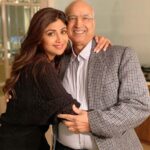 Shilpa Shetty Instagram - Happy 75th Birthday, Dad! Thank you for being the BESTEST father-in-law in the world. We are soooo blessed to have you in our life. Your smile keeps us all going. May you be blessed with great health, peace, and love always. We love you!♥️🧿🤗😇 . . . #birthdayboy #75thbirthday #fatherinlaw #love #gratitude #family #blessed