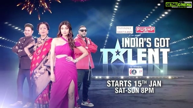 Shilpa Shetty Instagram - Befizul hi mere Badaam-Badnaam hogaye 🙈🤗Kaun samjhaye, healthy khana bhi toh zaroori hai ❤️ Watch all the fun and the amazing talent on #IndiasGotTalentS9 starting 15th January. #IndiasGotTalentonSonyTv #superexcited @kirronkhermp @badboyshah @manojmuntashir @sonytvofficial @fremantleindia ~ Posted @withregram • @sonytvofficial Humara show itna mazedaar hai kyuki judges ke desk ke iss paar aur uss paar dono jagah entertainment hi entertainment hai. Dekhiye humare amazing judges ke aise hi kahi saare manoranjak moments #IndiasGotTalent Season 9 mein, starting 15th of January, at 8 PM, only on Sony. @badboyshah @theshilpashetty @kirronkhermp @manojmuntashir @arjunbijlani #IndiasGotTalentS9 #indiasgottalentonsonytv