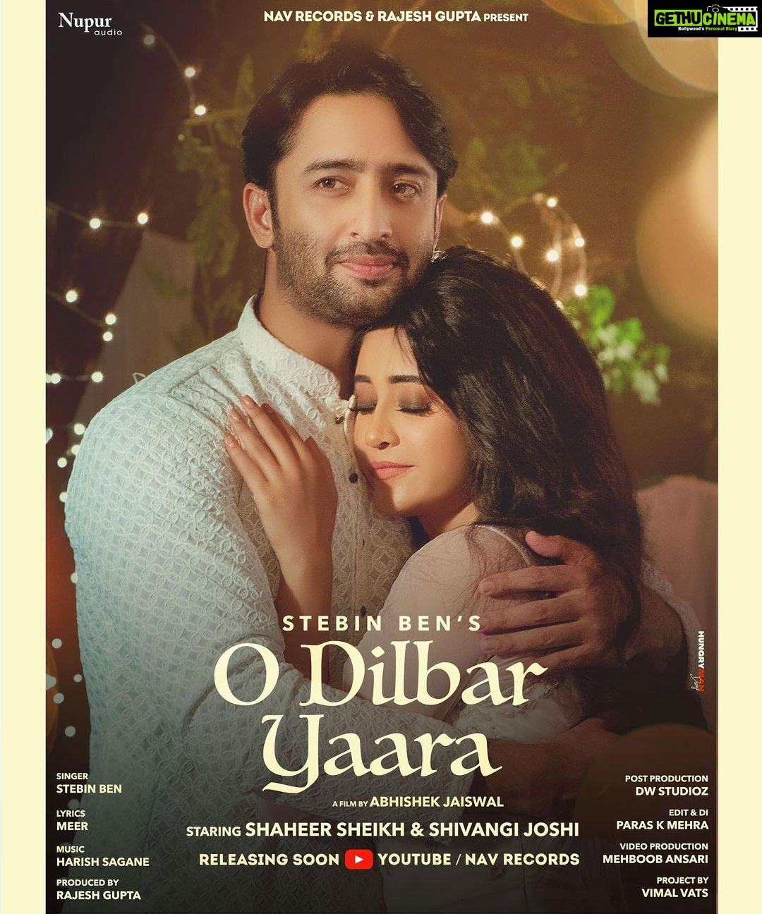 Shivangi Joshi Instagram - The wait is finally over. Coming soon to drown you in Love & Despair! #ODilbarYaara @stebinben @shaheernsheikh @shivangijoshi18 @harishsagane @meer_1726 @aj_abhishekjaiswal @guptapulkit @guptakshitij @nupuraudio @vimalvats