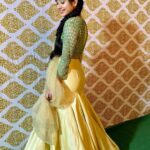 Shivangi Joshi Instagram - THE 19th ITA AWARDS 2019 Outfit:- @taandonreynu Styled by:- @nehaadhvikmahajan Ring:- @lalajugalkishore Indore, India
