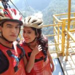 Shivangi Joshi Instagram - ❤️ #throwback #flyingfox #rishikesh @khan_mohsinkhan