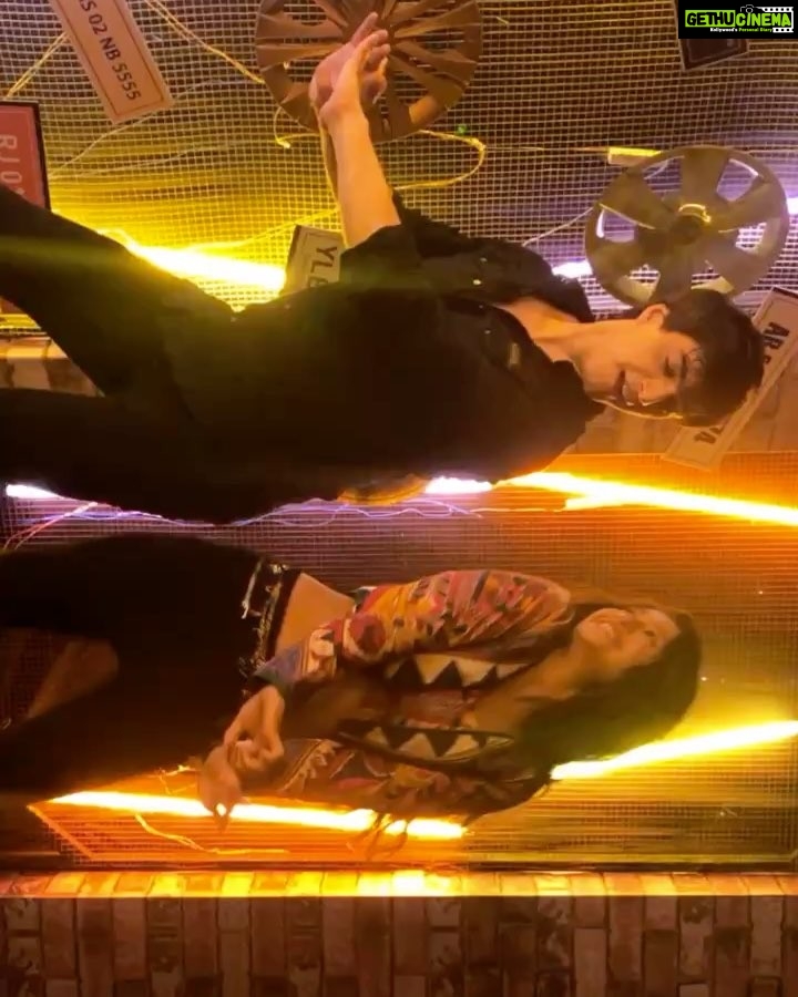 Shivangi Joshi Instagram - A Hearty tribute to the #legend Alka yagnik by #kaira #yrkkh Sangeet comingup guys....Ya'll better watch out 😚😚😚 @khan_mohsinkhan @starplus
