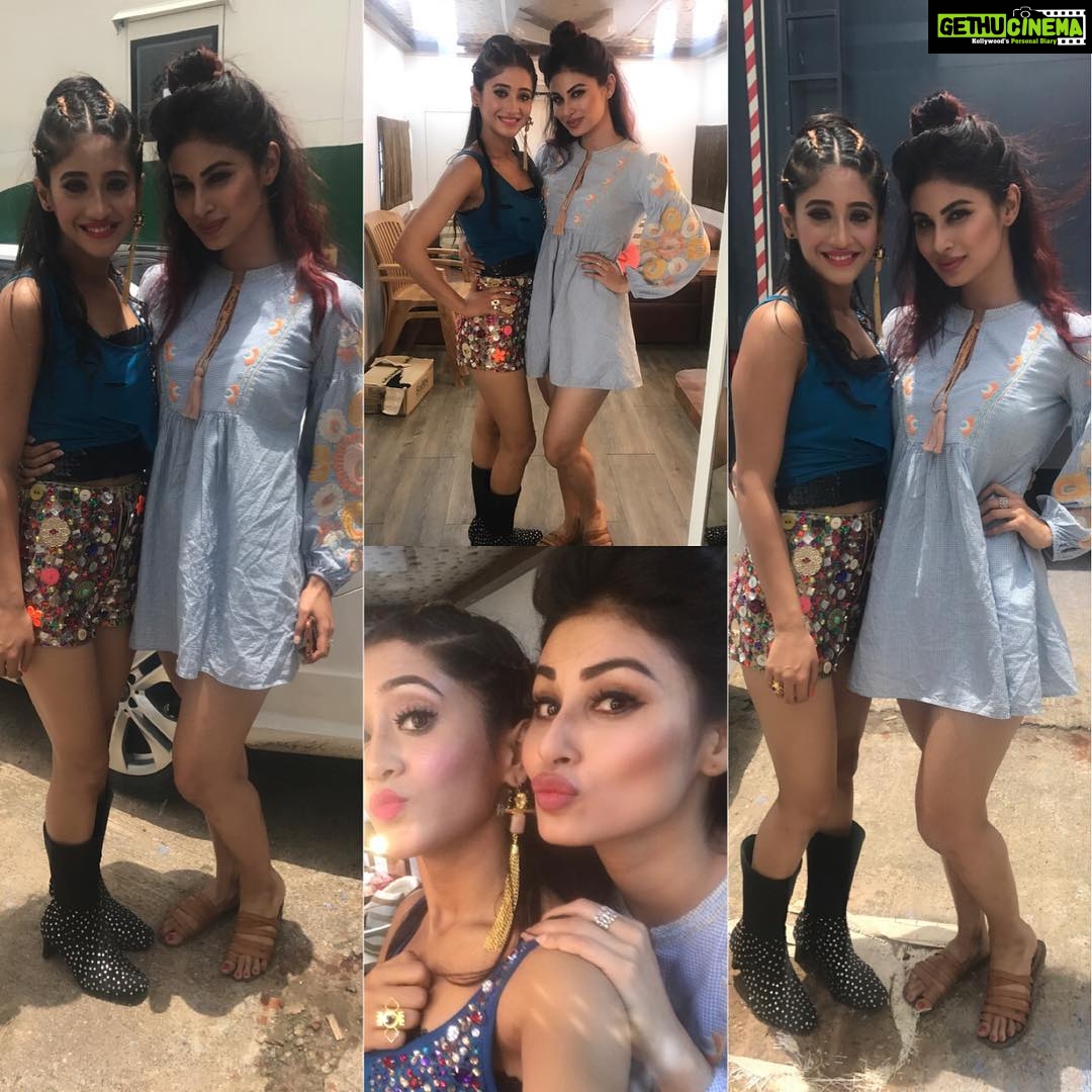 Shivangi Joshi Instagram - It was lovely meeting you @imouniroy ❤️️
