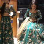 Shivangi Joshi Instagram - 💚 Styled by :- @nehaadhvikmahajan Outfit by:- @kalkifashion Jewellery by:- @vbhushan.adornments