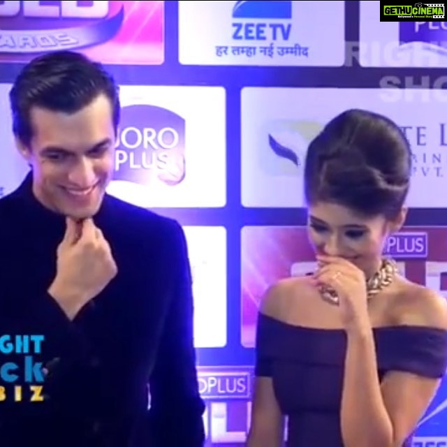 Shivangi Joshi Instagram - @khan_mohsinkhan #gold awards.. #YRKKH #naira #kartik #kaira