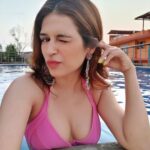 Shraddha Das Instagram - 🌸 👙 @artbyavnee 🏨 @oxygenresortmorjimgoa #goadiaries #pinktastic #selfieofday Morjim, Goa