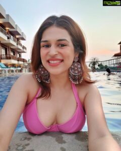 Shraddha Das Instagram - 🌸

👙 @artbyavnee 
🏨 @oxygenresortmorjimgoa 

#goadiaries #pinktastic #selfieofday #shraddhadas