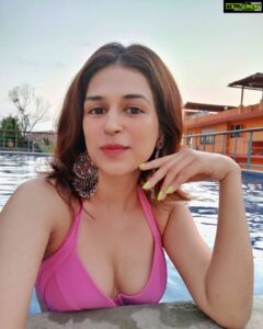 Shraddha Das Instagram - 🌸

👙 @artbyavnee 
🏨 @oxygenresortmorjimgoa 

#goadiaries #pinktastic #selfieofday #shraddhadas