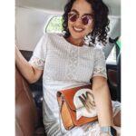 Shraddha Srinath Instagram – From sitting on my mom’s lap to sitting in the boot of the car to sitting in the front seat with my legs across the gear box i have now graduated to sitting in the very last row of the car 

P.S @vidhyaabreddy see see