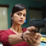 Shraddha Srinath Instagram – #Chakra trailer out now in 4 languages. Bang bang. Check it out. 
Photo credit @alikhan_1512 
Make up @kohlplaymakeup 
Hair @kammarishivarajchary