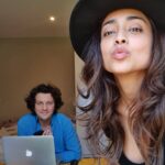 Shriya Saran Instagram – Stay at home …..
Hug from us to you