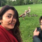 Shriya Saran Instagram - buddies 🦆 Kensington Gardens