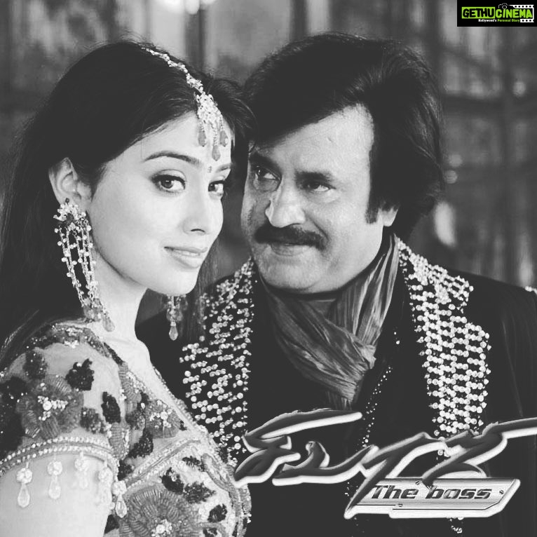 Shriya Saran Instagram - Thank you Rajinikant sir, thanks for being who you are. You are an inspiration to all of us. It was a dream come true to work with you. Hope to work with you again. Happy birthday sir.