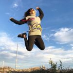 Shriya Saran Instagram - Bright blue sky in Barcelona Barcelona, Spain