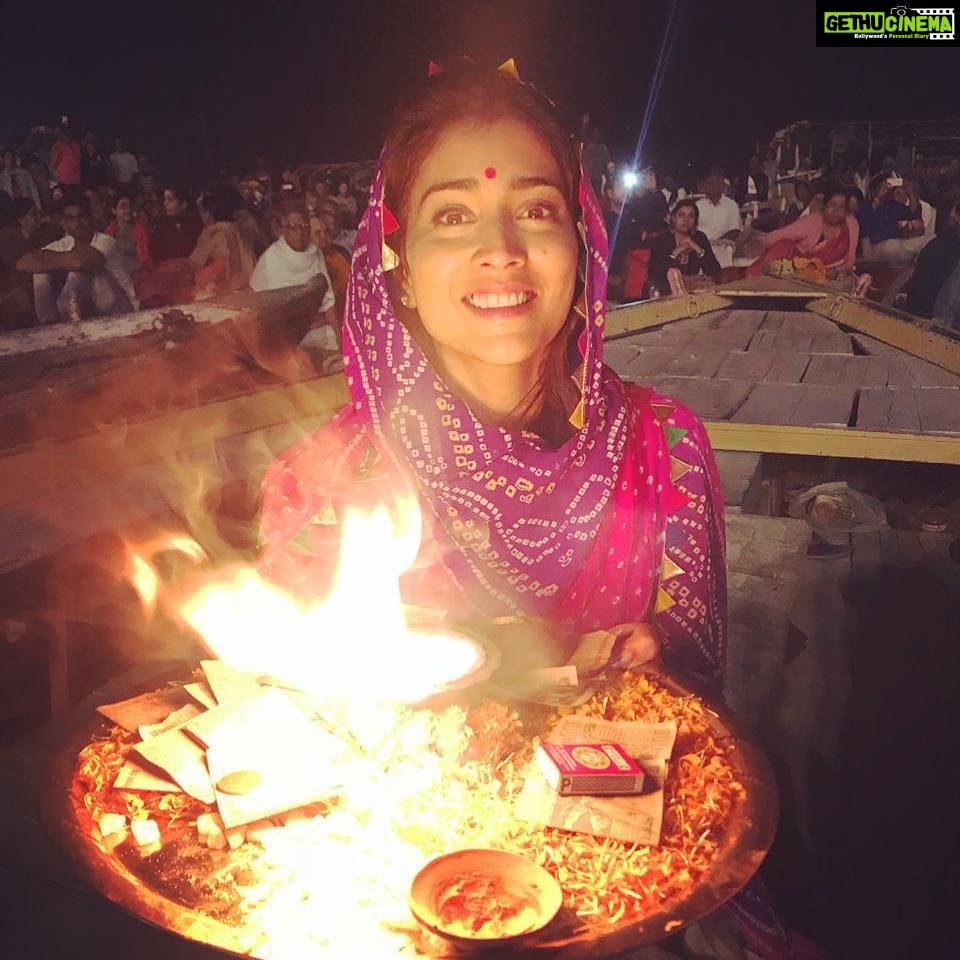 Shriya Saran Instagram - Last week in banaras. Magical city