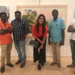 Shriya Saran Instagram – Met these bunch of artist from Pondicherry. Very talented. Check them out at jhangirartgallery. Go check them out. They are here till Monday 5 th nov  Abel.A, Ejoumale.D, Saravanan.k , Saravanan.P Jehangir Art Gallery