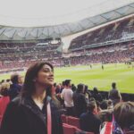 Shriya Saran Instagram – #football @arsenal @atleticodemadrid #aboutlastnight night.