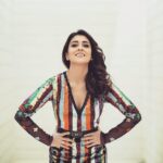 Shriya Saran Instagram - Wearing @falgunipeacock @shanepeacock #falguniandshane for #timesfoodguide Hyderabad thanks you ! Love this funky dress