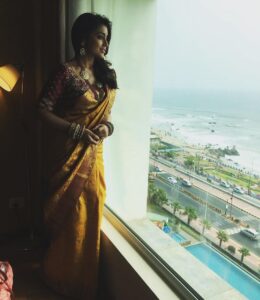 Shriya Saran Instagram - All set for @cmr_shopping_mall #vishakhapatnam styles by @rageshreerajmohan wearing Sashi Mugdha blouse. Thank you for all your love