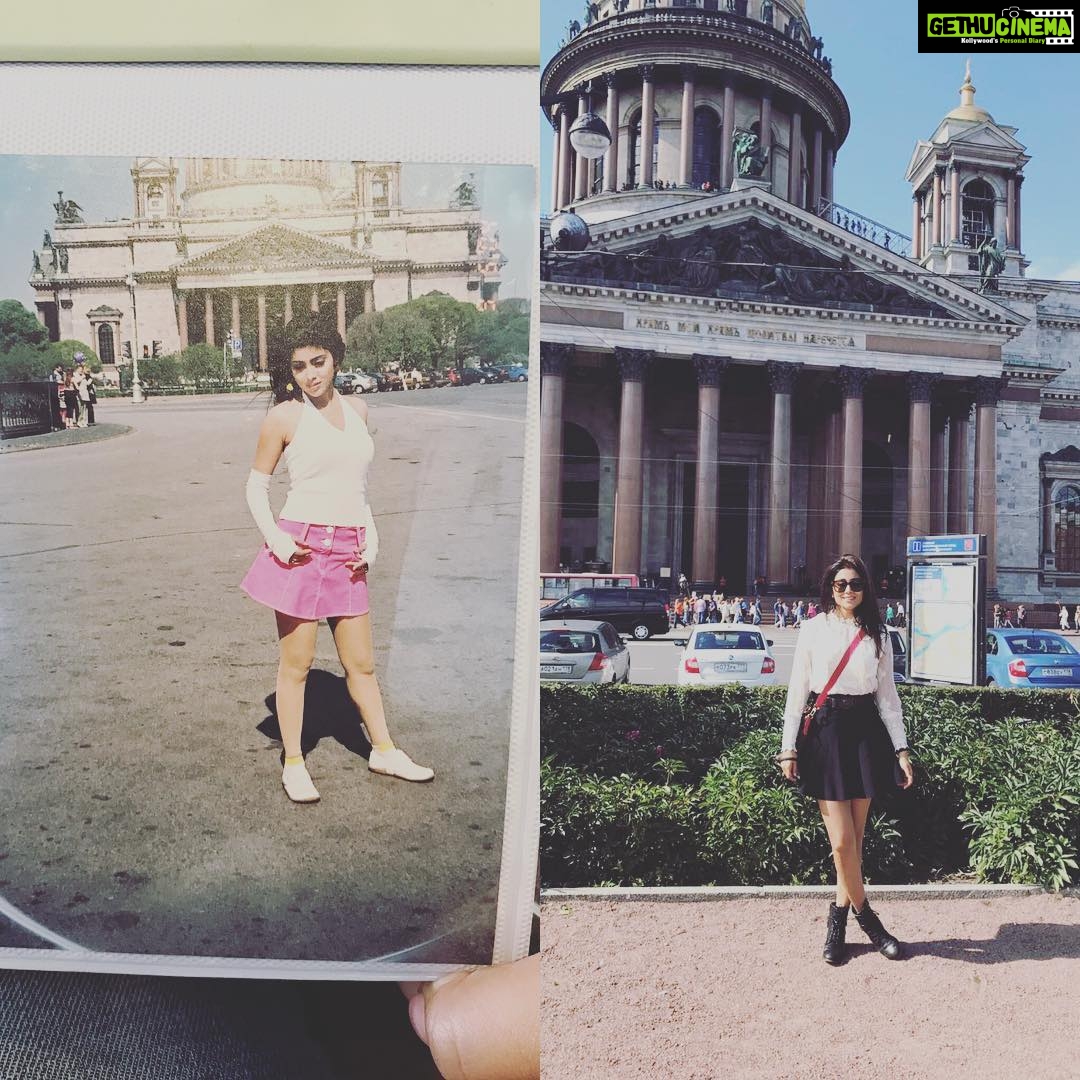 Shriya Saran Instagram - Then and now ! Lat time for Arjun Movie. This time for fun.
