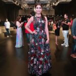 Shriya Saran Instagram - Wearing @shriyasom for #lakmefashionweek beautiful collection. Proud of you little one, not so little any more. You are talented!stay blessed. @shriyabhupal photo credit @diabhupal ( thank you for this lovely pic.