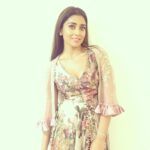 Shriya Saran Instagram - Wearing @anushreereddydesign for #paisavasool music release. Thank you for this beautiful outfit.
