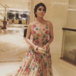Shriya Saran Instagram - Thank you @manishmalhotra05 @mmalhotraworld for this stunning gown. I always feel like a princess wearing @manishmalhotra05 you are talented par excellence. #redcarpet #siima2017 #abudhabi
