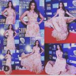 Shriya Saran Instagram – #siima2017 @siimawards always a pleasure to be at Siima press conference. Thank you @brindaprasad @anuj16rai for a warm welcome. Wearing @anushreereddydesign love this gown