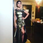 Shriya Saran Instagram - All set for tonight ! Than you @archamehta for styling me. You are super sonic. Wearing amazingly talented Russian designer @valentinyudashkin @valentinyudashkin_officialpage for @zee awards. I feel like I was born in this outfit. It's stunningly elegant yet sexy ! Love it.@zeeapsaraawards #zeeapsaraawards2017