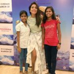 Shriya Saran Instagram – May 2014, Poorna scaled the highest peak of Mount Everest and, aged 13 years and 11 months, became the youngest girl to have reached the summit of Everest. Please watch #poorna Poorna . It’s a film which will inspire you to take that leap of faith. Go beyond your limits.  You can do it. Poorna in real life is a silent role model for millions of girls. And for parents to understand that girls can do any thing and every thing. @rahulbose7 thank you @nishkalulla  for this stunning outfit.