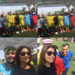 Shriya Saran Instagram – #blindfootballplayer #talented #funsunday #itsfun I went for demo game of football. All the players were blindfolded ( visually challenged) they play against sighted goal 🥅 keeper. Story of human ambition! #faith #impossibleisnothing #joyofliving #joyofgivingyourbest #powerofsports