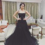 Shriya Saran Instagram – Wearing @rajattangriofficial love this gown. ❤💋